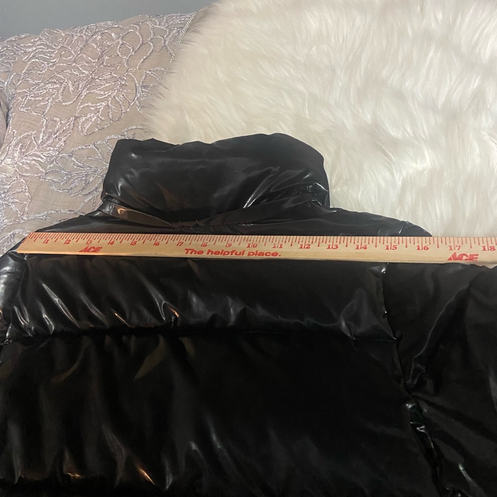 BCBGeneration Shiny Black Water Resistant Puffer Jacket - Picture 16 of 16